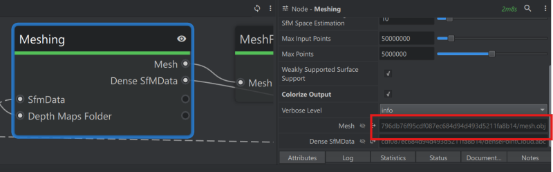 Settings of Meshing